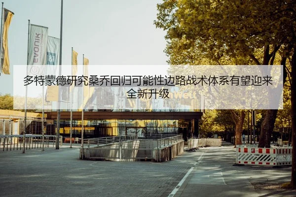多特蒙德研究桑乔回归可能性边路战术体系有望迎来全新升级